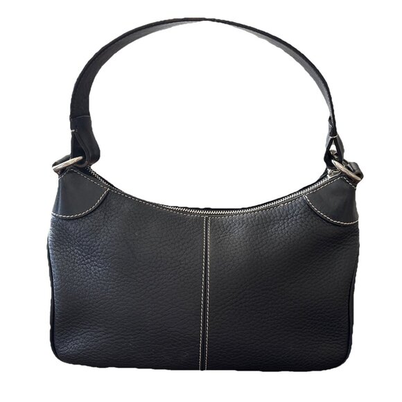 Dooney & Bourke Women's Handbag Purse Black Leather Shoulder Hobo 8 x 11”w-READ! - Picture 5 of 10